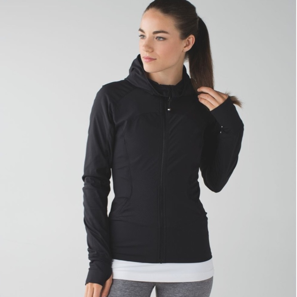 Lululemon In Flux Jacket Hoodie Reversible Sz 4